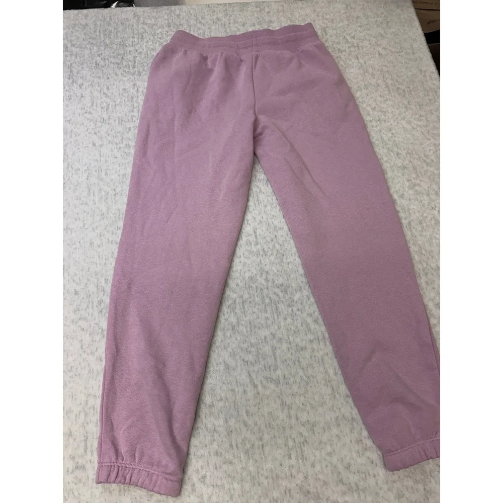 Cat & Jack Girls Purple Reinforced‎ Knee Jogger Sweatpants Size L 10-12 NWT